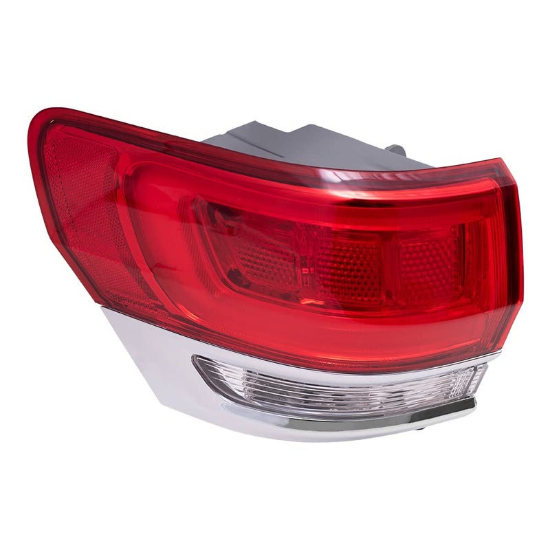 Brock Tail Light for 2014-2021 Grand Cherokee Chrome Body Mount w/o Platinum Insert for 2022 Grand Cherokee WK 68110017AG Left CH2804106 - Image 1